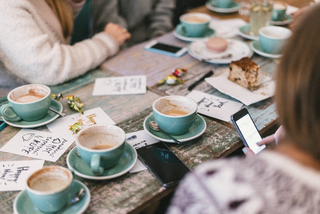couple sitting on the dining table